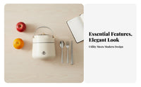 304 Stainless Steel Insulated Food Jar, Large Capacity Vacuum Lunch Box, Portable Bento Container for School, Office