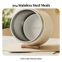 304 Stainless Steel Insulated Food Jar, Large Capacity Vacuum Lunch Box, Portable Bento Container for School, Office
