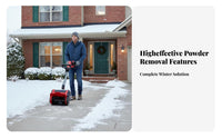 Cordless Electric Winter Push Type, 342 Model, Small Brush, Home & Path Cleaning