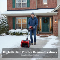 Cordless Electric Winter Push Type, 342 Model, Small Brush, Home & Path Cleaning