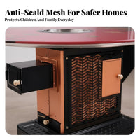 Indoor Wood Stove, Smokeless Heating Stove, Winter Multi-Functional Rural Home Fireplace