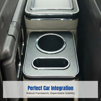 Universal Car Armrest Storage Box, Rear Row Central Tunnel Organizer, Multi-Compartment Design