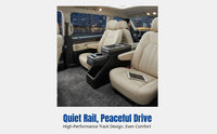 Universal Car Armrest Storage Box, Rear Row Central Tunnel Organizer, Multi-Compartment Design