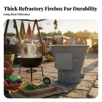Commercial Energy-Saving Thickened Stove, Large Pot Cooker, Multi-Fuel Heater for Restaurant Kitchen