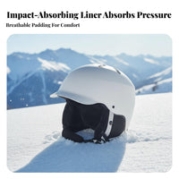 Ski Helmet, ASTM Certified Unisex, Warm, collision Resistant, Adjustable Fit, winter Sports