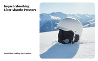 Ski Helmet, ASTM Certified Unisex, Warm, collision Resistant, Adjustable Fit, winter Sports