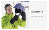Ski Helmet, ASTM Certified Unisex, Warm, collision Resistant, Adjustable Fit, winter Sports