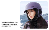 Ski Helmet, ASTM Certified Unisex, Warm, collision Resistant, Adjustable Fit, winter Sports