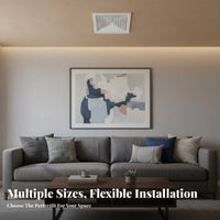 PVC Air Outlet Diffuser, Square Louver Vent, Ceiling Return Vent for Central Air Conditioning