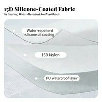 Tunnel Tent, Lightweight Hiking Camping Tent, 1 Room 1 Outdoor Trekking, Waterproof, 1-2 Person