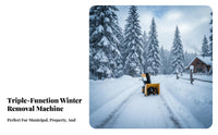winter weather tool, Walk-Behind small winter precipitation Removal Machine, Outdoor path Surface Cleaner