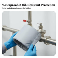 Removable Valve Insulation Cover, Flexible Equipment Insulation Sleeve, Fireproof, tailoredizable