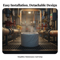 Removable Valve Insulation Cover, Flexible Equipment Insulation Sleeve, Fireproof, tailoredizable