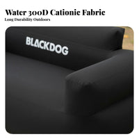 Double Inflatable Sofa, Outdoor Camping Air Mattress, Lazy Bed, Portable, Manual Inflation