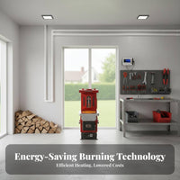 Energy-Saving Boiler, doubleUse Gasification Reburning heater, Cast Iron Water Heating, Home Heating Stove