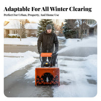 , small Hand-Push Sweeper, Gas-Powered, Multi-Function, For Property, Home, Greenhouse