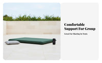 Inflatable Mattress, Automatic Thickened Sleeping Pad, 1.8m Wide, Tent Mat for 3-4 People, Moistureresistant, Built-in Pillow