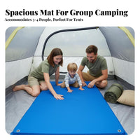 Inflatable Mattress, Automatic Thickened Sleeping Pad, 1.8m Wide, Tent Mat for 3-4 People, Moistureresistant, Built-in Pillow