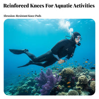 Wetsuit, Full torso Hooded Diving Suit, Men's Long Sleeve, Thickened Warm, Snorkeling, Surfing, Swimming
