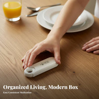 3-Compartment Organizer Box, Portable U Disk Shape, Customizable