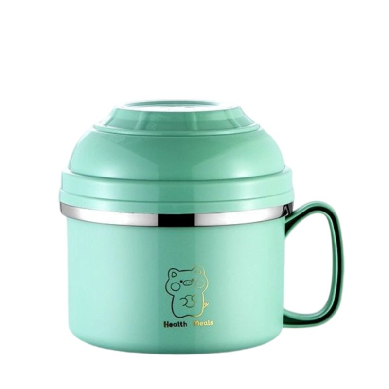 304 Stainless Steel Lunch Box, Bento Box, Anti-Scald, Portable Food Container for Office, School, Canteen, Child
