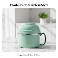 304 Stainless Steel Lunch Box, Bento Box, Anti-Scald, Portable Food Container for Office, School, Canteen, Child