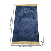 Geometric Ethnic Prayer Mat, Thick Flannel Rug, Living Room Decor
