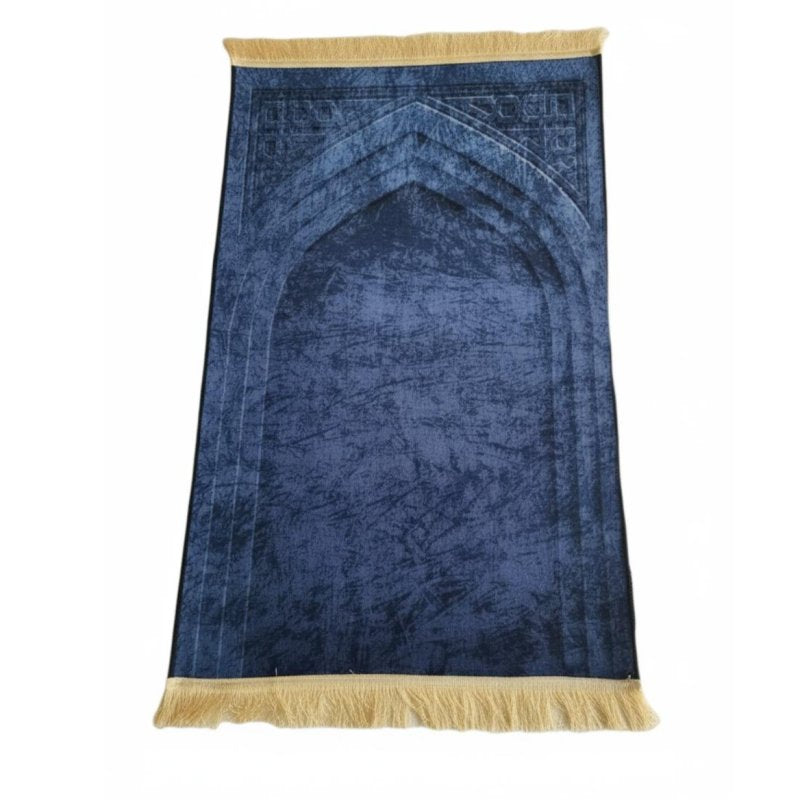 Geometric Ethnic Prayer Mat, Thick Flannel Rug, Living Room Decor