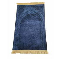 Geometric Ethnic Prayer Mat, Thick Flannel Rug, Living Room Decor