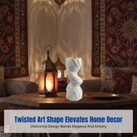 Middle Eastern Style Resin Incense Burner, Twisted Design, Desktop Decor for Living Room
