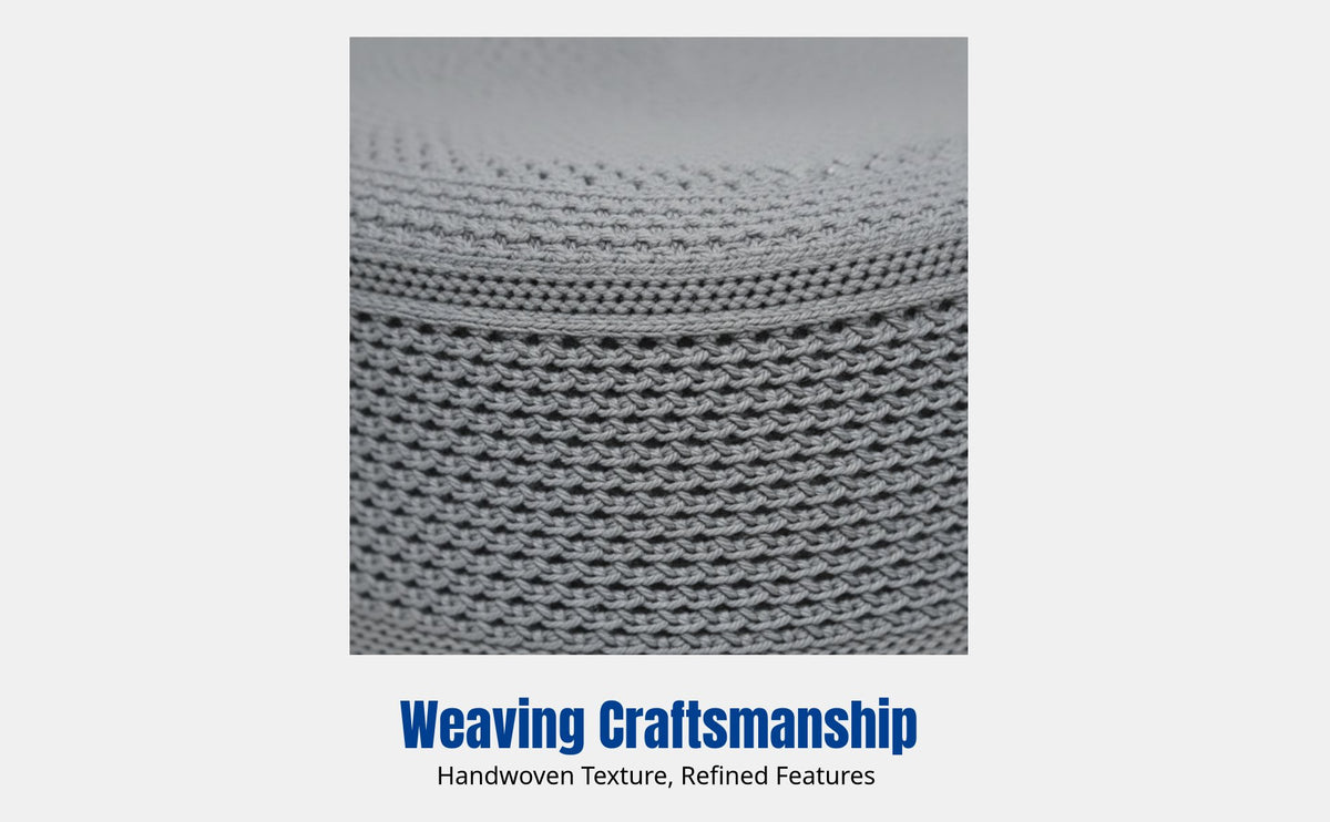 Breathable Mesh Cap, Hollow Ventilated Weave, Summer Comfort, Unisex Prayer Hat