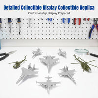 3D Military Aircraft Model, Glue Assembly, J-20 Fighter, Helicopter Display, Random Airplane Toy, Gift for Collectors