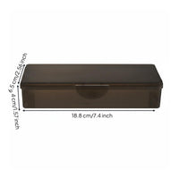 PP Transparent Storage Box, Multi-Size, Portable Makeup Organizer