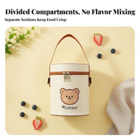 Leakproof stainless steel insulated lunch box