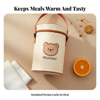 Leakproof stainless steel insulated lunch box