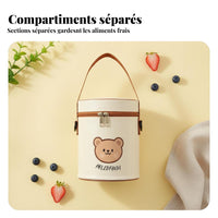 Leakproof stainless steel insulated lunch box