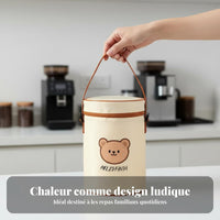 Leakproof stainless steel insulated lunch box