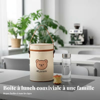 Leakproof stainless steel insulated lunch box