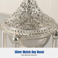 Alloy Incense Burner, Middle Eastern Decorative, Gold or Silver, Vintage Arabic Design
