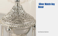 Alloy Incense Burner, Middle Eastern Decorative, Gold or Silver, Vintage Arabic Design