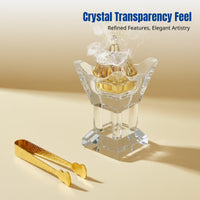 Middle Eastern Crystal Burner, Geometric Decor, Creative Home Gift, Living Room, Candle Heated