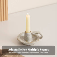 Nordic Ceramic Candle Holder, Modern Minimalist, Table Decor, Home, Guesthouse