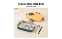 Stainless Steel Insulated Lunch Box, Leakproof Bento, Portable Food Container