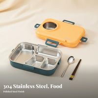 Stainless Steel Insulated Lunch Box, Leakproof Bento, Portable Food Container