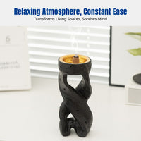 Creative Geometric Incense Burner, Middle Eastern Holder, Resin Material, European Style, Living Room Decor