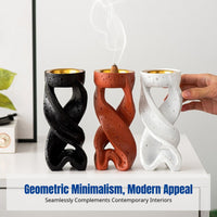 Creative Geometric Incense Burner, Middle Eastern Holder, Resin Material, European Style, Living Room Decor