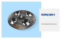 Hovering Disc Induction Flying Toy, 4-Axis Drone, 360° Stunt, Smart Height Hold for Boys