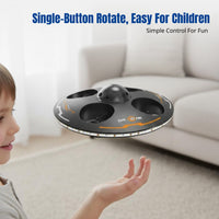 Hovering Disc Induction Flying Toy, 4-Axis Drone, 360° Stunt, Smart Height Hold for Boys