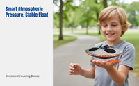 Hovering Disc Induction Flying Toy, 4-Axis Drone, 360° Stunt, Smart Height Hold for Boys