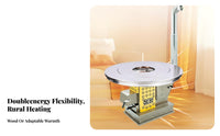 Heating Stove, Rural Winter, New Thickened Smokeless Wood Integrated Fireplace, Five-Stage burning, Circulating Heating